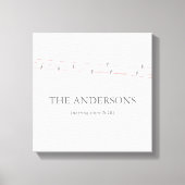 Oiseaux sur un fil de famille nom de famille toile (Recto)