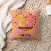 Oiseaux sur un perchoir Coussin (Couverture)