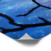 Oiseaux sur une branche - Poster Starlight (Coin)
