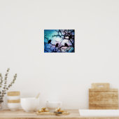 Oiseaux sur une branche - Poster Starlight (Cuisine)