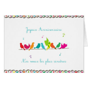 oiseaux sur une ligne