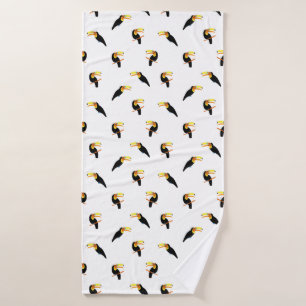 Oiseaux tactiques exotiques Motif noir tropical