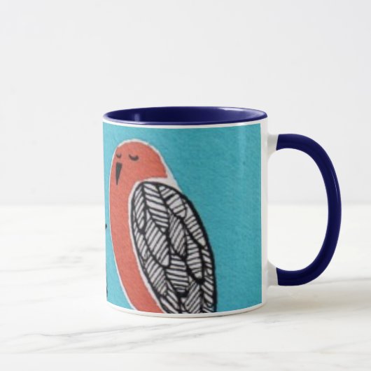 oiseaux tricotant la tasse (Droite)