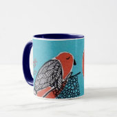 oiseaux tricotant la tasse (Devant gauche)