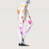 oiseaux tropicaux, leggings flamands (Droite)