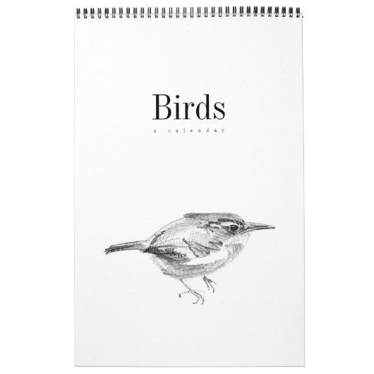 Oiseaux : Un calendrier (Protection)