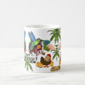 Oiseaux Vache Cochons Tasse (Centre)
