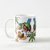 Oiseaux Vache Cochons Tasse (Gauche)
