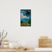 Oiseaux & Vers Le Grim Beaker Affiches Drôles (Cuisine)