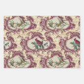 Oiseaux Vintages et musique en feuille (Devant 3)