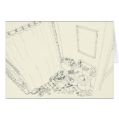 Oiseaux Vue oeil drôle Salle de bain familiale Mes (Devant horizontal)