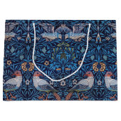 Oiseaux, William Morris Grand Sac Cadeau (Devant)