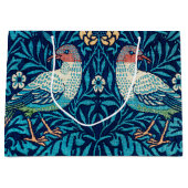 Oiseaux, William Morris Grand Sac Cadeau (Devant)