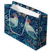 Oiseaux, William Morris Grand Sac Cadeau (Devant Angle)