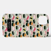 Oishii Sushi Fun Illustrations Pattern (Griekenlan Case-Mate iPhone Case (Achterkant (horizontaal))