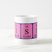 Oisin tasse de nom de table périodique (Centre)