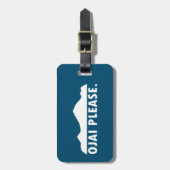 Ojai California Alsjeblieft Bagagelabel (Voorkant verticaal)