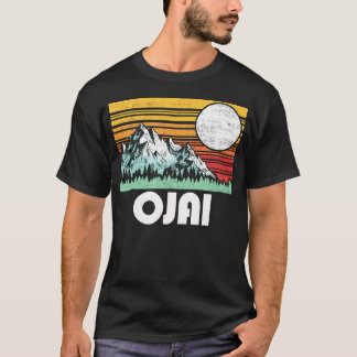 Ojai California Bergen En Zon Retro T-shirt