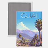  Ojai California Magneet (Voorkant / Achterkant)