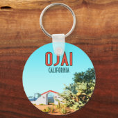 Ojai California Succulent Cactus Sleutelhanger (Voorkant)