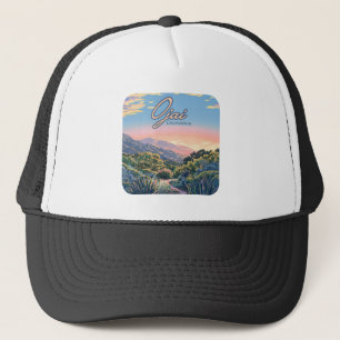 Ojai California Topa Mountains landschap Trucker Pet