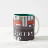 Ojai Trolley Stop 2tone mok (Voorkant rechts)