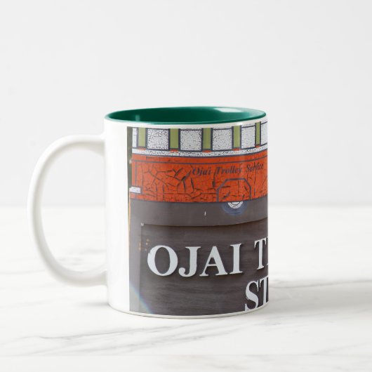 Ojai Trolley Stop 2tone mok (Links)