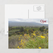 Ojai Valley, Californië Briefkaart (Voorkant / Achterkant)
