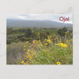 Ojai Valley, Californië Briefkaart