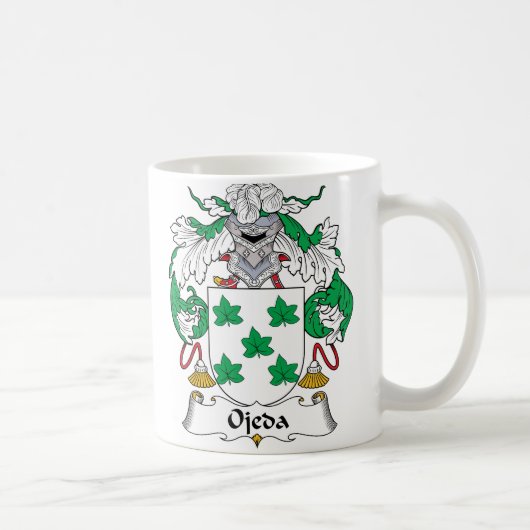 Ojeda Family Crest Koffiemok (Rechts)