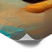 Ojos Azules Cat Poster (Hoek)