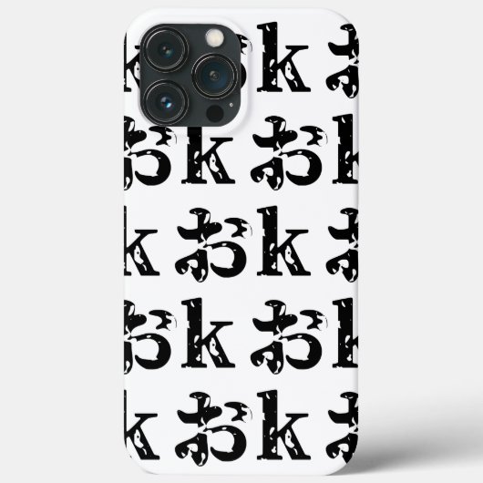 OK おk ~ Japans Katakana Language Case-Mate iPhone Case (Achterkant)