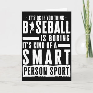 Ok Als Je Denkt Dat Honkbal Saai Is Slimme Persoon Kaart