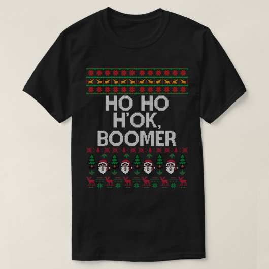 Ok Boomer Funny Ugly Christmas Sweat Gen Z (Design devant)