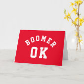 OK Boomer Kaart (Gele Bloem)