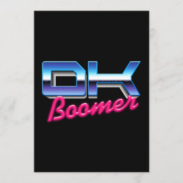 Ok Boomer Kaart
