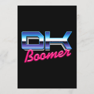 Ok Boomer Kaart