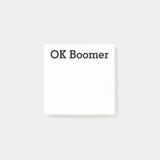 OK Boomer Post-it® Notes