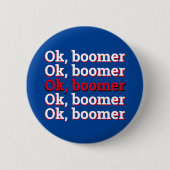 OK Boomer Ronde Button 5,7 Cm (Voorkant)