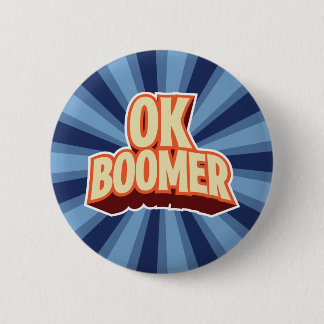 OK Boomer Ronde Button 5,7 Cm
