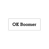 OK Boomer Zelfinktende Stempel (Design)
