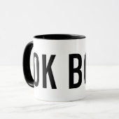 OK BOSS funny coffee mug gift for employee (Devant gauche)