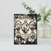 OK Corral Shootout Briefkaart (Staand voorkant)