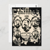 OK Corral Shootout Briefkaart (Voorkant / Achterkant)