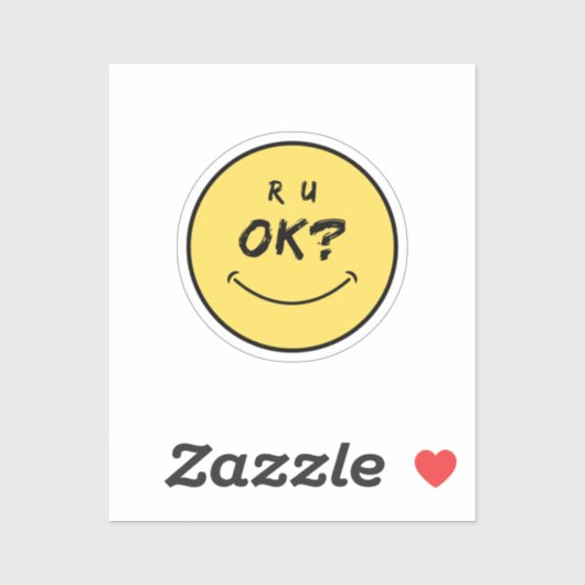 OK? Gaat het? Sticker (Vel)