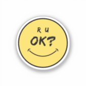 OK? Gaat het? Sticker (Voorkant)