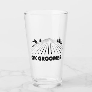 Ok Groomer Skiing Glas