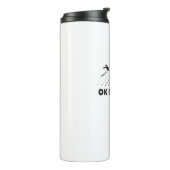 Ok Groomer Skiing Thermosbeker (Gedraaid links)