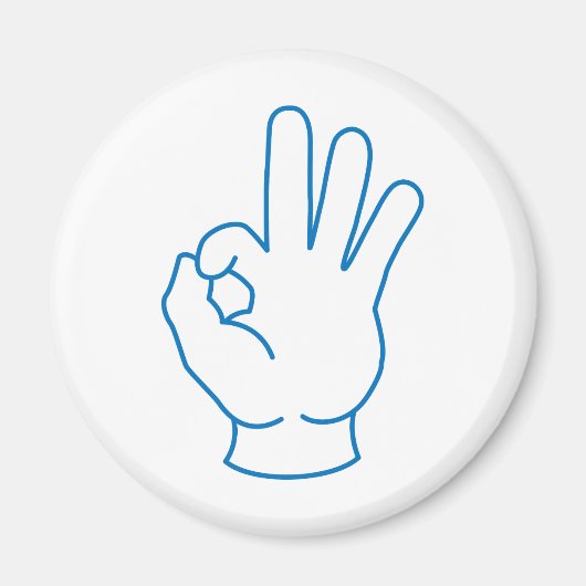 OK Hand Magneet (Voorkant)