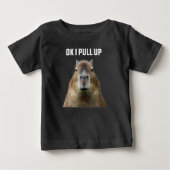 Ok I Pull Up Capybara T-Shirt (Devant)